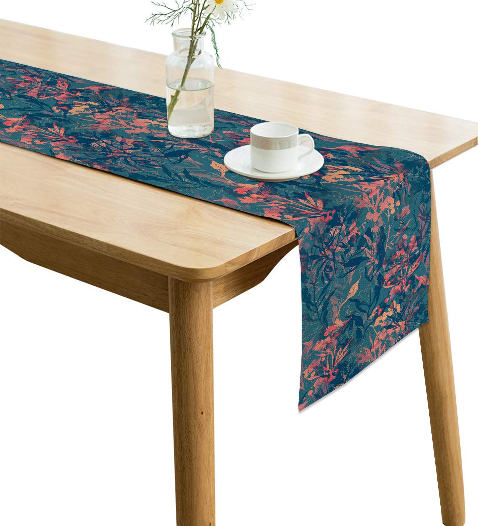 Jute Table Runner Heat Resistant Dining Table Runner for 8 Seater 12 Inches × 94 Inches AATR0022-image-46