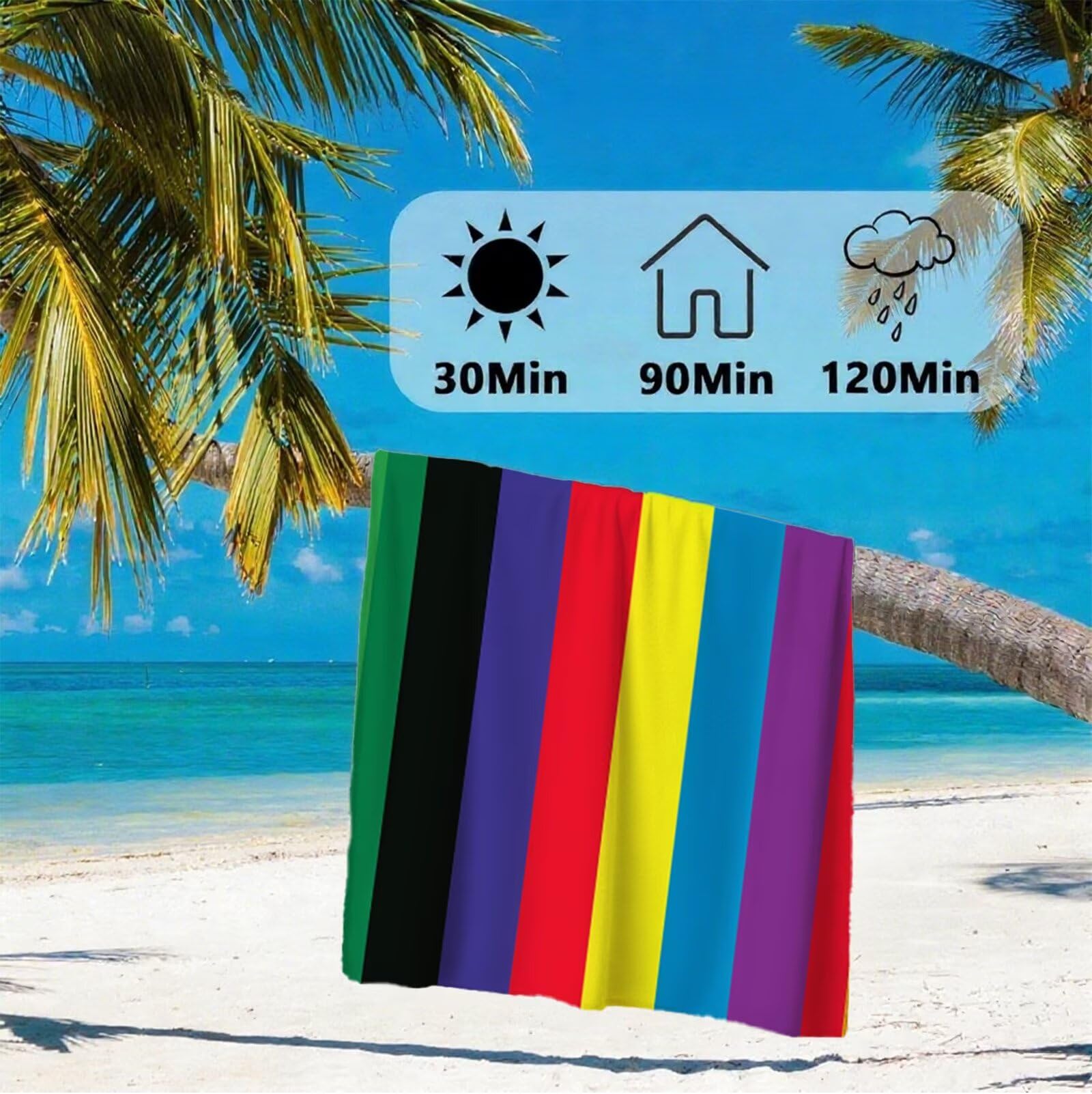 Telo Mare Microfibra 220x100 cm Telo Mare Grande, Asciugamano Palestra Asciugatura Rapida, Stuoia Campeggio Anti-Sabbia, Morbido, Assorbente, con Borsa Portaoggetti, Accessori Campeggio, Regalo Y2-830