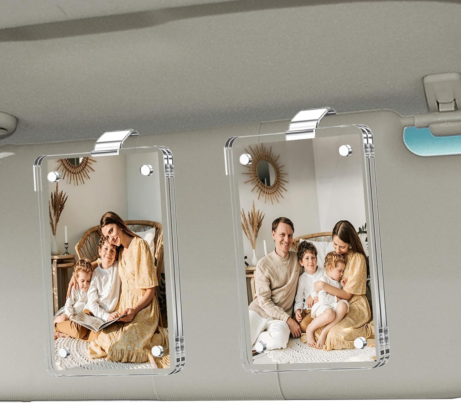 2Pack Car Picture Holder,Picture Frame for Car Visor