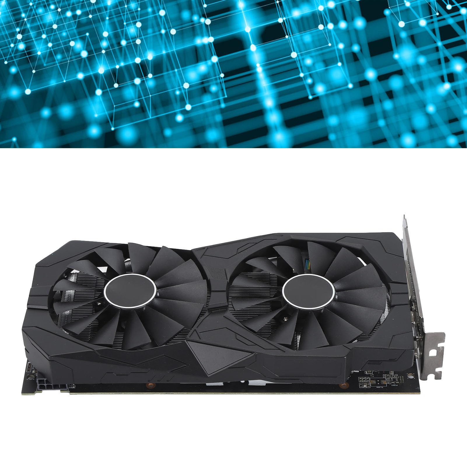 RX580 8 GB Karta Graficzna, Karta Graficzna Gier z Pamięcią 256 -bitową dla Komputera Stacjonarnego, Wentylator Podwójnego Chłodzenia, częstotliwość Pamięci 7000 MHz, DVI