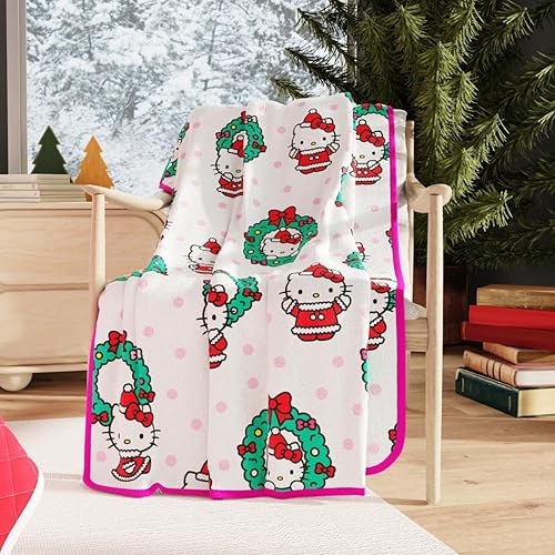 Miniatura 45 de Dr. Seuss El Grinch Ropa de Cama de Vacaciones de Felpa Supersuave con Micro Raschel, 90 in x 90 in, (Producto Oficial Licenciado) de Franco Manta