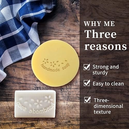 Miniatura 3 de Sello de jabón hecho a mano para bricolaje, sello de jabón de resina, sello hecho a mano, capítulo de molde, capítulo de jabón, varios patrones,