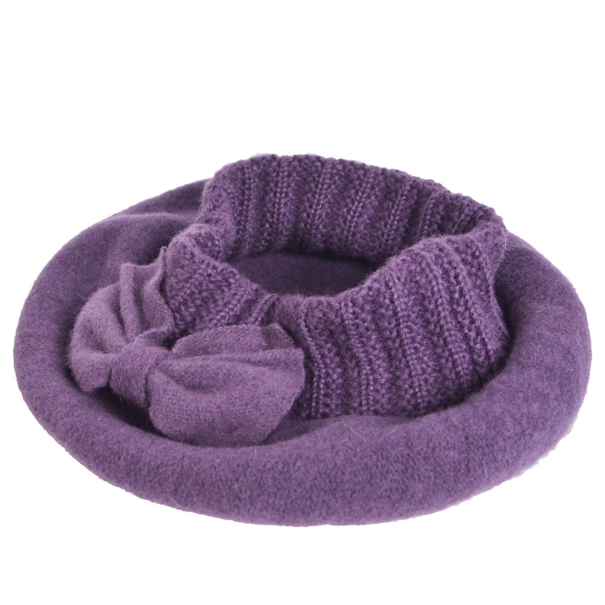Lady French Beret Wool Beret Chic Beanie Winter Hat Jf-br034  display picture 1
