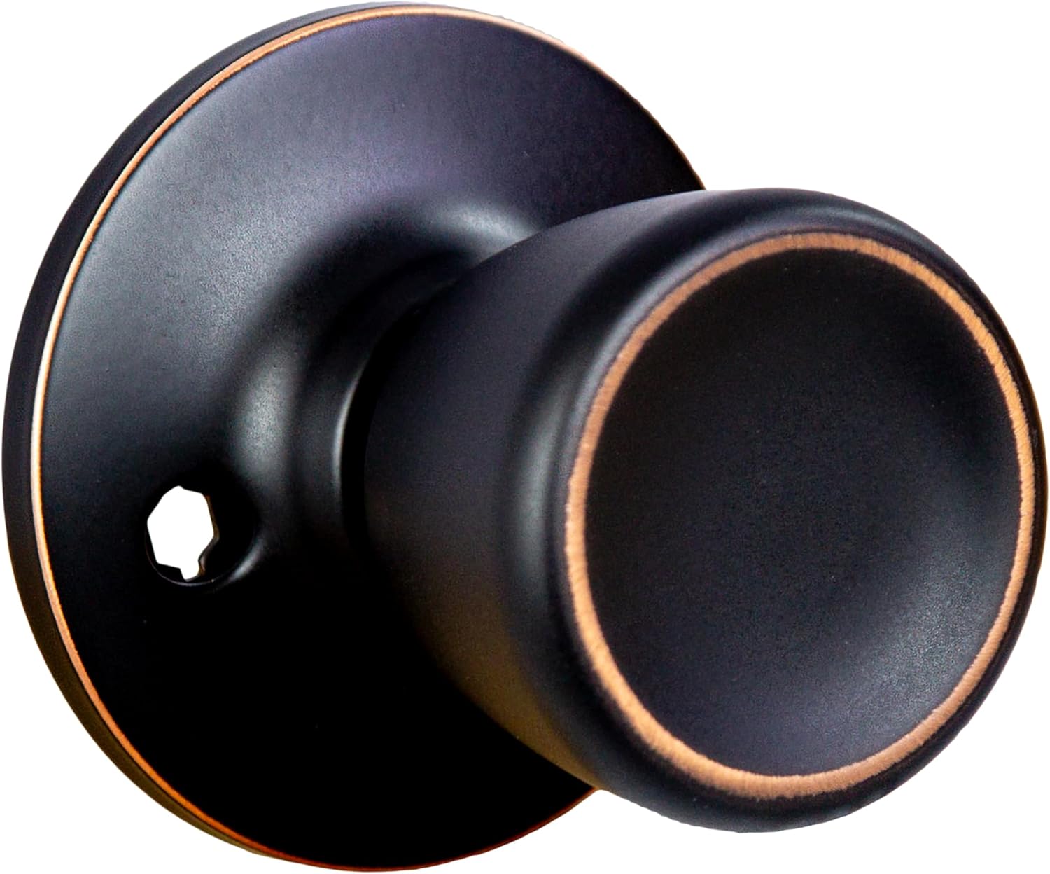 Design House Terrace Dummy Door Knob, Oil Rubbed Bronze, Left or Right Hand, 728691