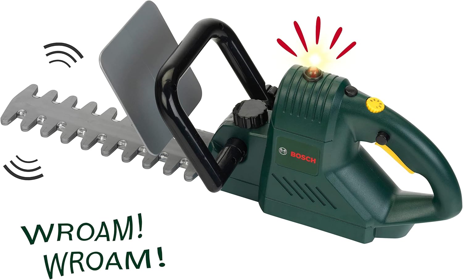 Theo Klein 8440 Bosch Hedge Trimmer I Battery-Powered Toy Hedge Trimmers with Light and Sound Functions I Dimensions: 41 cm x 13 cm x 12.5 cm I Toy for Children Aged 3 Years and up