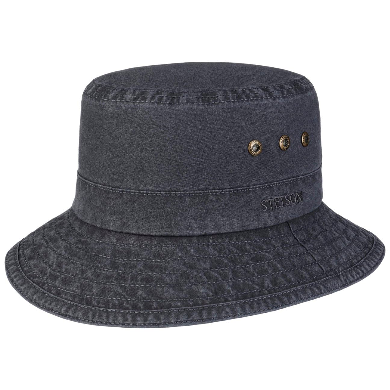 Stetson Reston Freizeithut Damen Herren Schlapphut Bio-Baumwolle Packable Baumwollhut 40-facher UV-Schutz Frühjahr Sommer