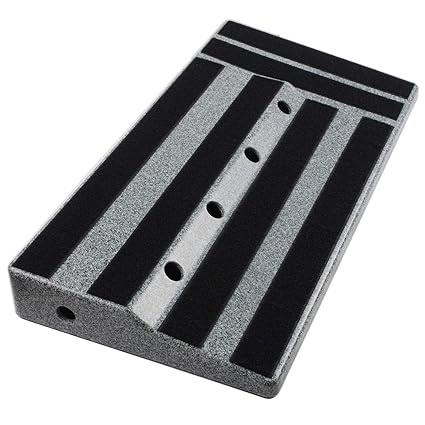 Homgee Sturdy Guitar Effects Pedal Board Big Size Guitar Pedal Panel wi Sti ing Tape Screwdriver Compatible wi Most Effects Pedals