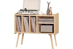 Lerliuo Record Player Stand: The Perfect Finishing Touch for Your Vinyl Collection