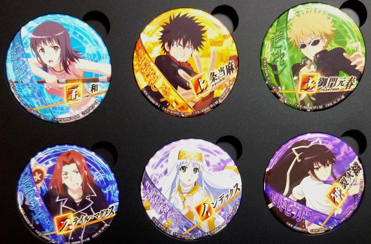 とある魔術の禁書目録　希少　当選品　缶バッジ　上条当麻　青ピ　土御門 とある魔術の禁書目録 希少 当選品 缶バッジ 上条当麻 青ピ