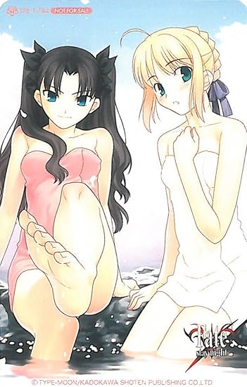 Amazon テレホンカード テレカ Fate Stay Night Realta Nua 武内崇 遠坂凛 セイバー Type Moon タイプムーン アニメ 萌えグッズ 通販