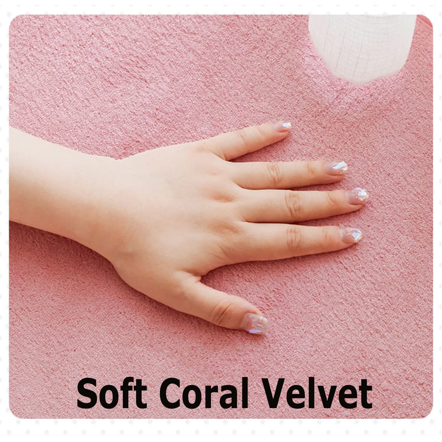 Grand tapis d'éveil pour bébé en velours corail doux, antidérapant, pour salon, chambre à coucher (90 x 200 x 2 cm, gris)