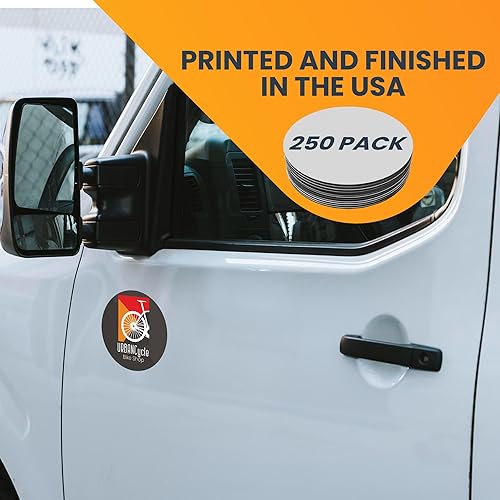 Miniatura 12 de Magnet Me Up Imán redondo personalizable de 30 mil, 6 pulgadas, imán de coche resistente a la intemperie para empresas, equipos deportivos