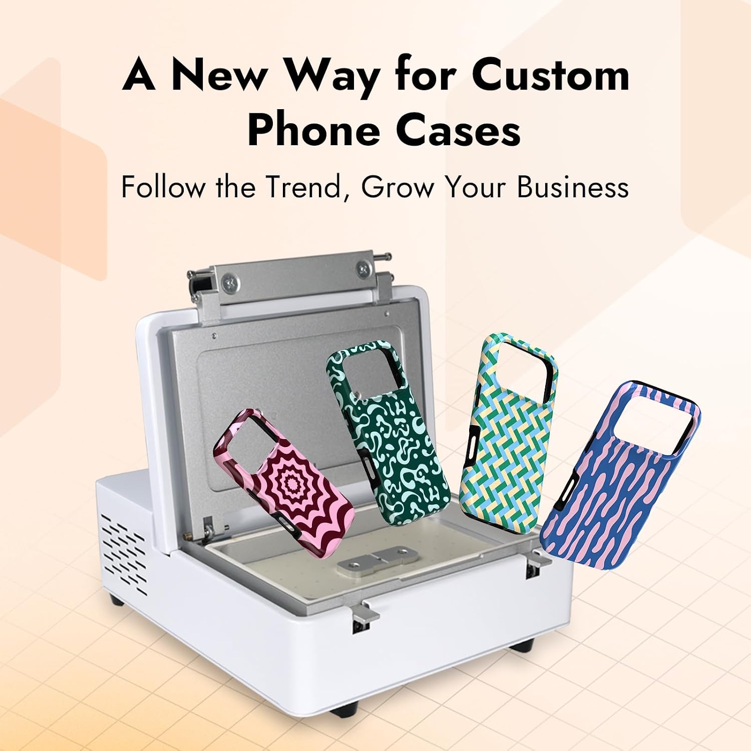 Phone Case Heat Press Machine - Compatible with iPhone & Android