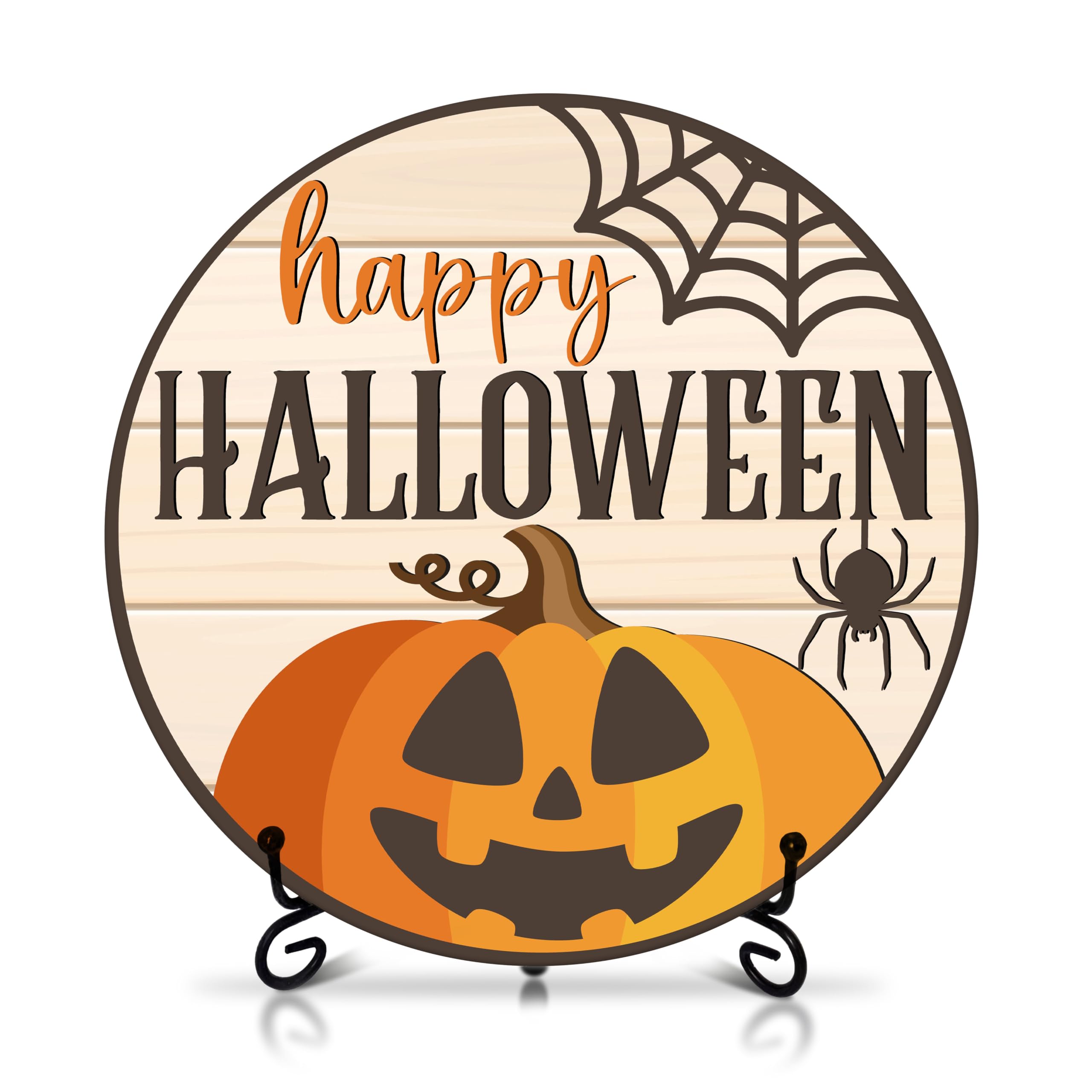 Cadeaux de citrouille en bois d'Halloween parfaits pour femmes et amis