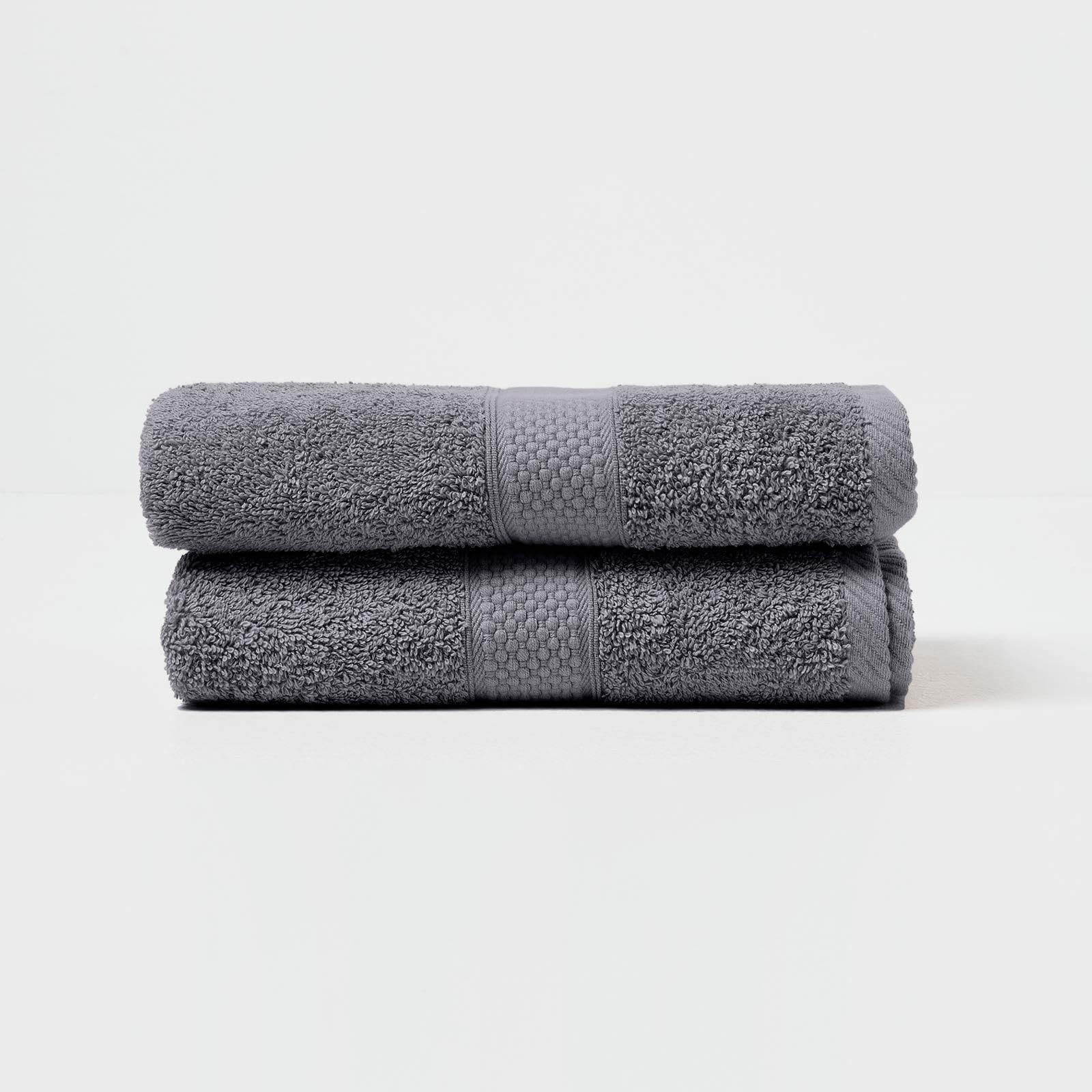 HOMESCAPES Light Blue Turkish Cotton Set of 4 Face Cloths Flannel Super Soft Thick & Absorbent 500 GSM Towel Heavy Weight for everyday Luxury — view 27