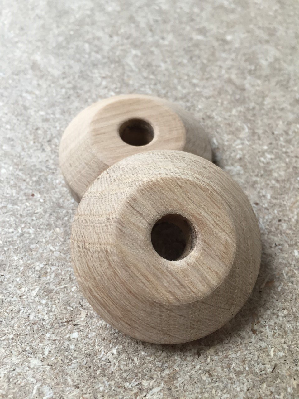 Oc X2 Solid Oak Un-Finished Pipe Covers-/ Rad Rings -For 10Mm Micro Bore Pipe