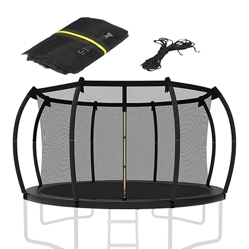 Trampolin Ersatznetz, Ø 305 cm Trampolin Sicherheitsnetz, UV-beständig Trampolinnetz innenliegend