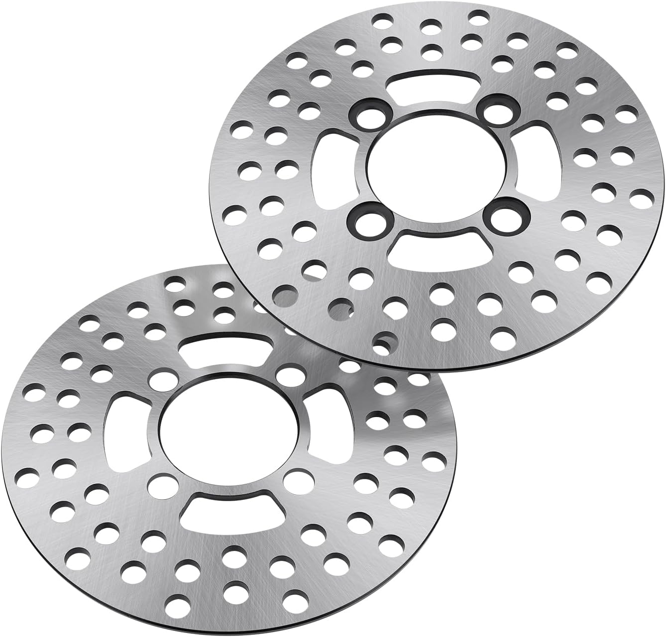 M MATI Front Left&Right Wheel Hub & Brake Rotor Assy for Yamaha YFZ450 Raptor 700 660 2001-2024 1PE-F5111-00-00 1PE-F5111-00-00 4XE-F582T-11-00 3GD-2582T-10-00 1S3-25111-10-00 1S3-25111-00-00