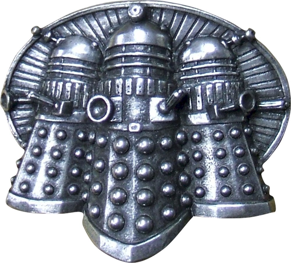 Doctor Who Pewter Dalek Belt Buckle