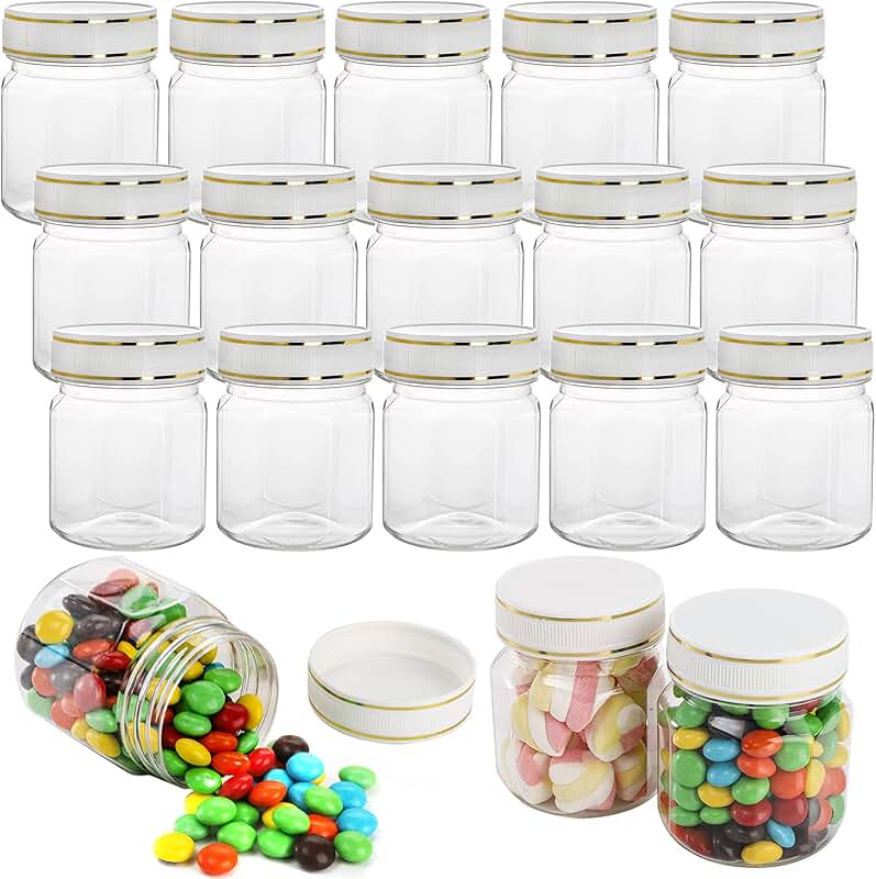 Amazon.co.uk clear plastic tubs with lids