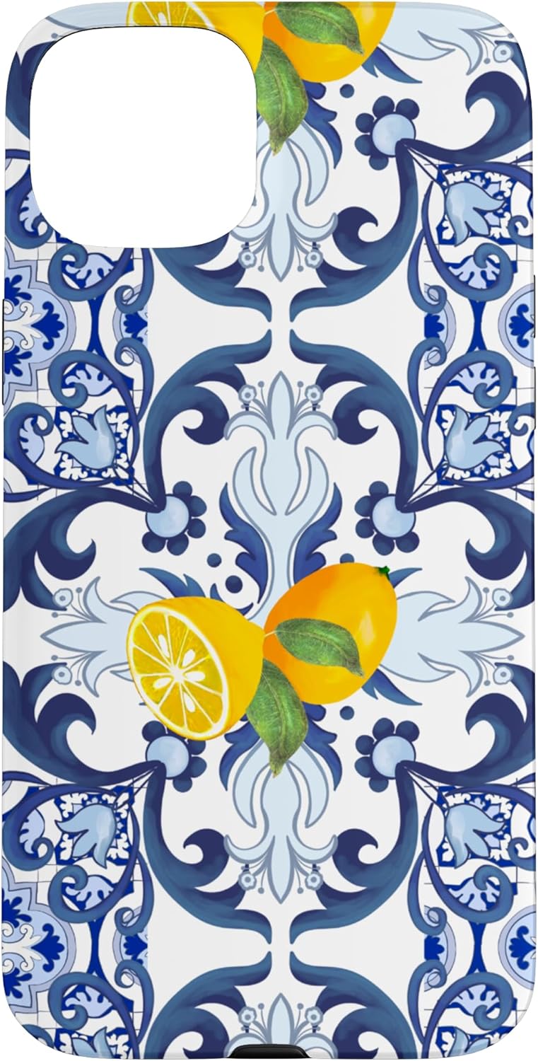 Summer,Italian,Sicilian style ,lemon art Case for iPhone 11