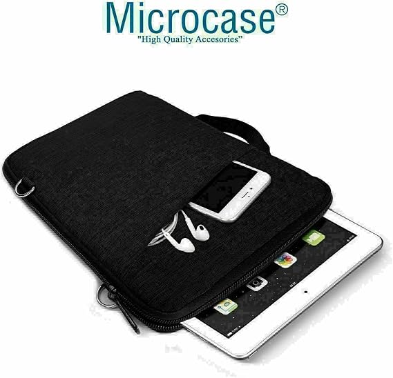 Microcase Samsung S10 FE Plus Tablet için Türkçe Bluetooth Klavye+Mouse+Tablet Standı-Siyah AL8126