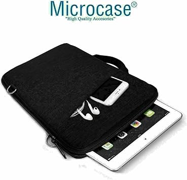 Microcase Samsung S10 FE Plus Tablet için Türkçe Bluetooth Klavye+Mouse+Tablet Standı-Siyah AL8126