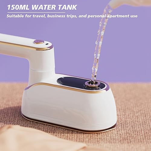 Miniatura 6 de Plancha de vapor de mano, 1200 W de alta potencia, máquina de planchar de doble propósito en seco y húmedo, máquina de planchar con mango giratorio