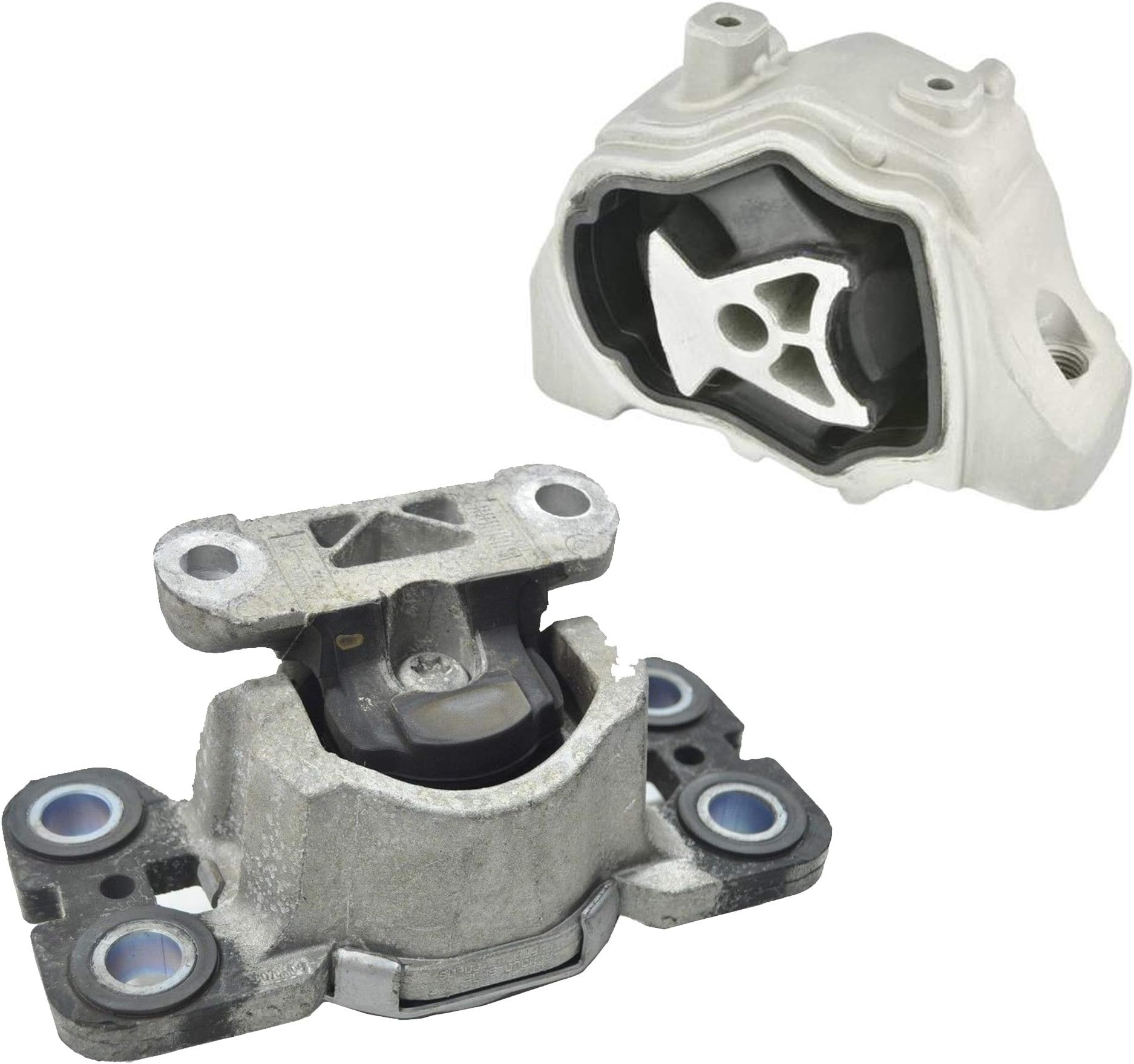 Compatible with 08-11 Volvo S60 S80 V70 SC60 XC70 Lower and Left Engine Motor Mount Set of 2PCS New 2008 2009 2010 2011
