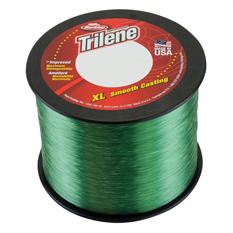 Berkley Trilene® XL®, Low-Vis Green, 20lb | 9kg, 3000yd | 2743m Monofilament Fishing Line, Suitable for Freshwater Environments
