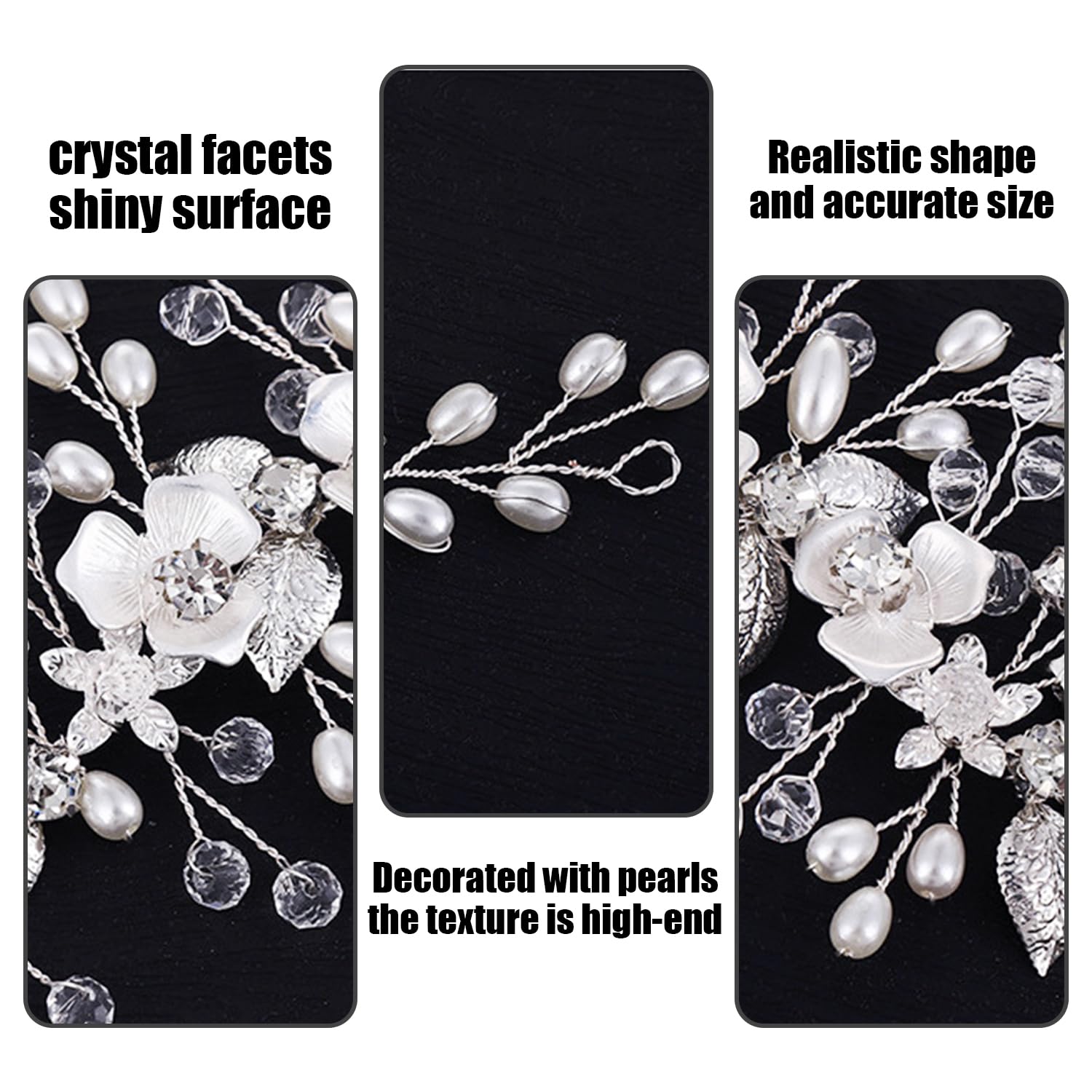 BERYUAN Braut Haarnadeln Set – Strass & Perlen Schmuck Für Hochzeit, Party Oder Als Geschenk