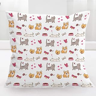 BlessLiving Cats Puppy Dog Hooded Blanket 3D Pets Blanket with Hood Puppy Dog Cat Pink Heart Throw Blanket for Bedroom Living Room, (Adult 80