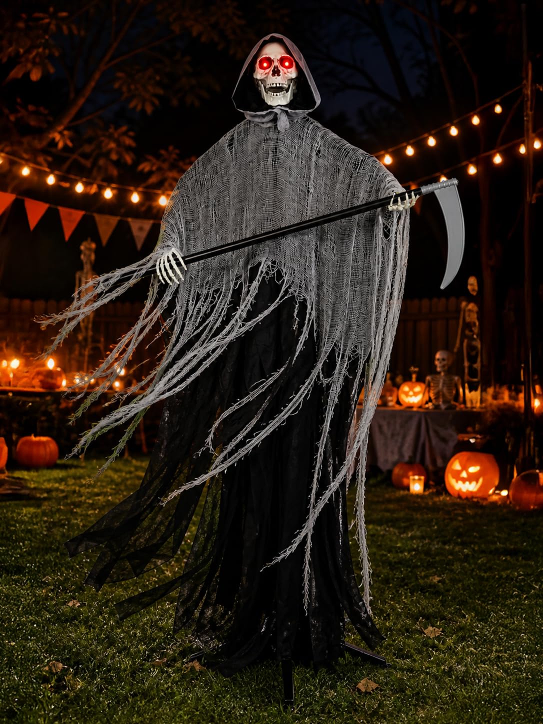 Photo 1 of HOMELEX Grim Reaper Halloween Yard Stake - 185cm