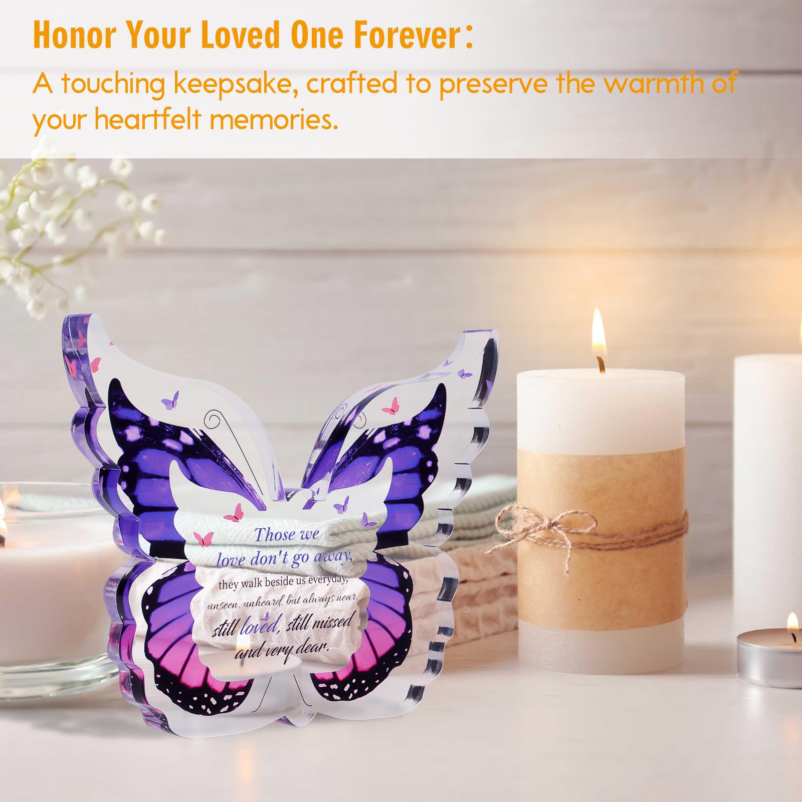 Rip Memorial Personalized Daughter God Says You Are Butterfly Acrylic ...