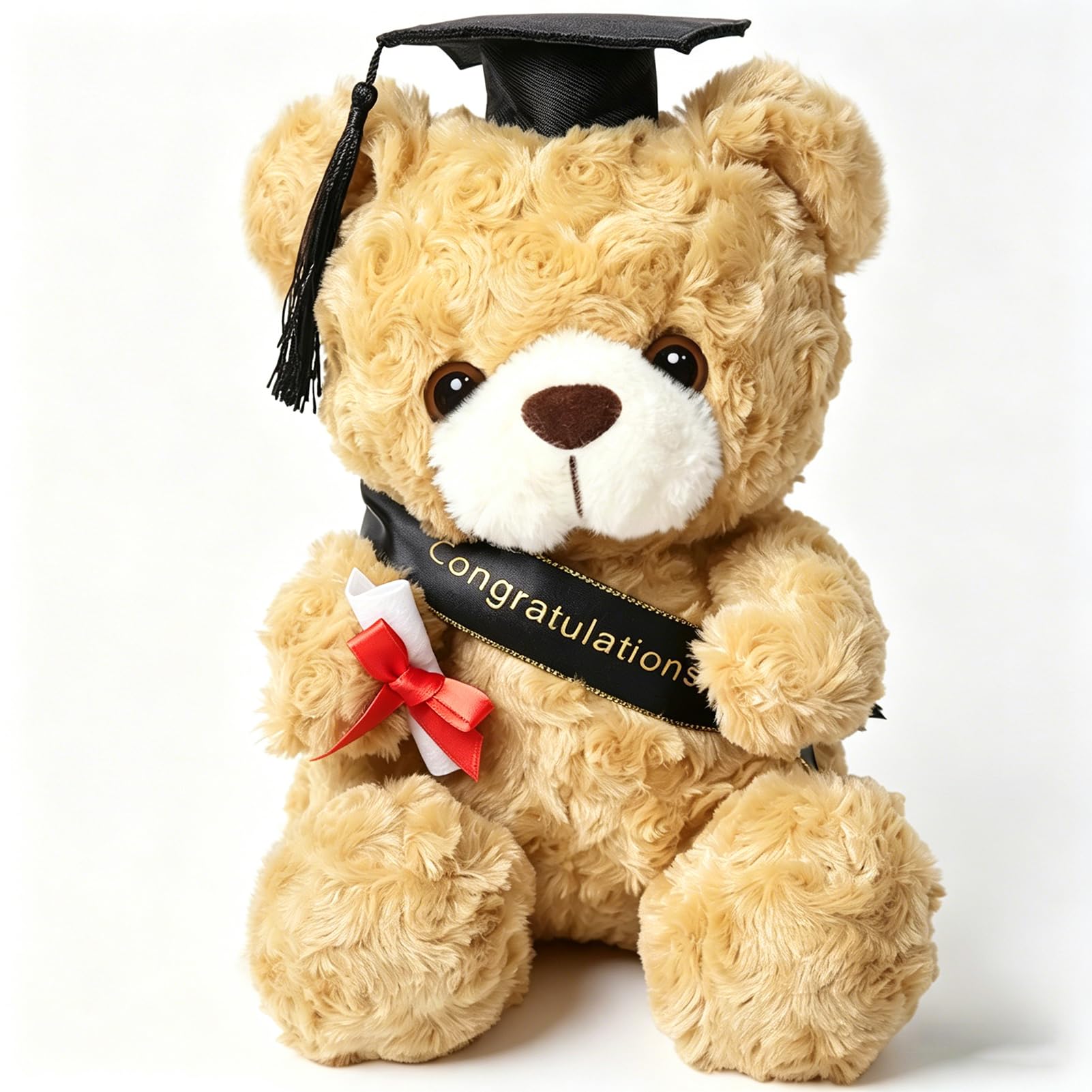 Culsfri Graduation Bear 2026 Graduation Teddy Bear with Graduation Cap Scroll and Sash Graduation Gift for Her Him High School University College Ceremony Graduation Party Decoration Supplies