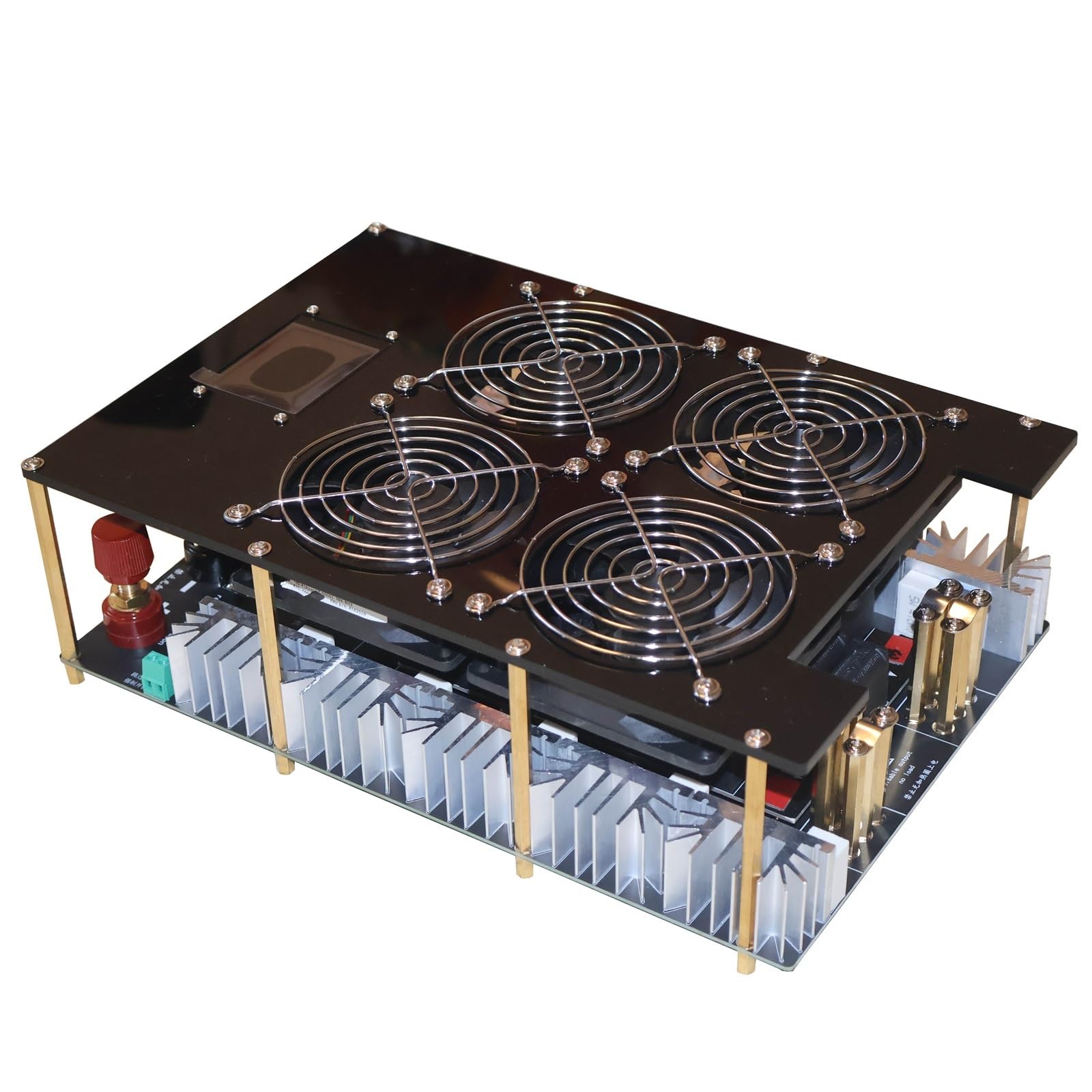BNVEWR induction heater, Induction Heater 5000W/5KW ZVS High Frequency Heating PCB Board Melting Metal + Coil + Pump
