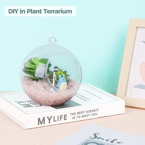 Miniatura 3 de T4U Piedras de cuarzo de cristal triturado, 2 libras, piedra curativa de gravilla de forma irregular, roca suavizada para plantas en maceta, arte de