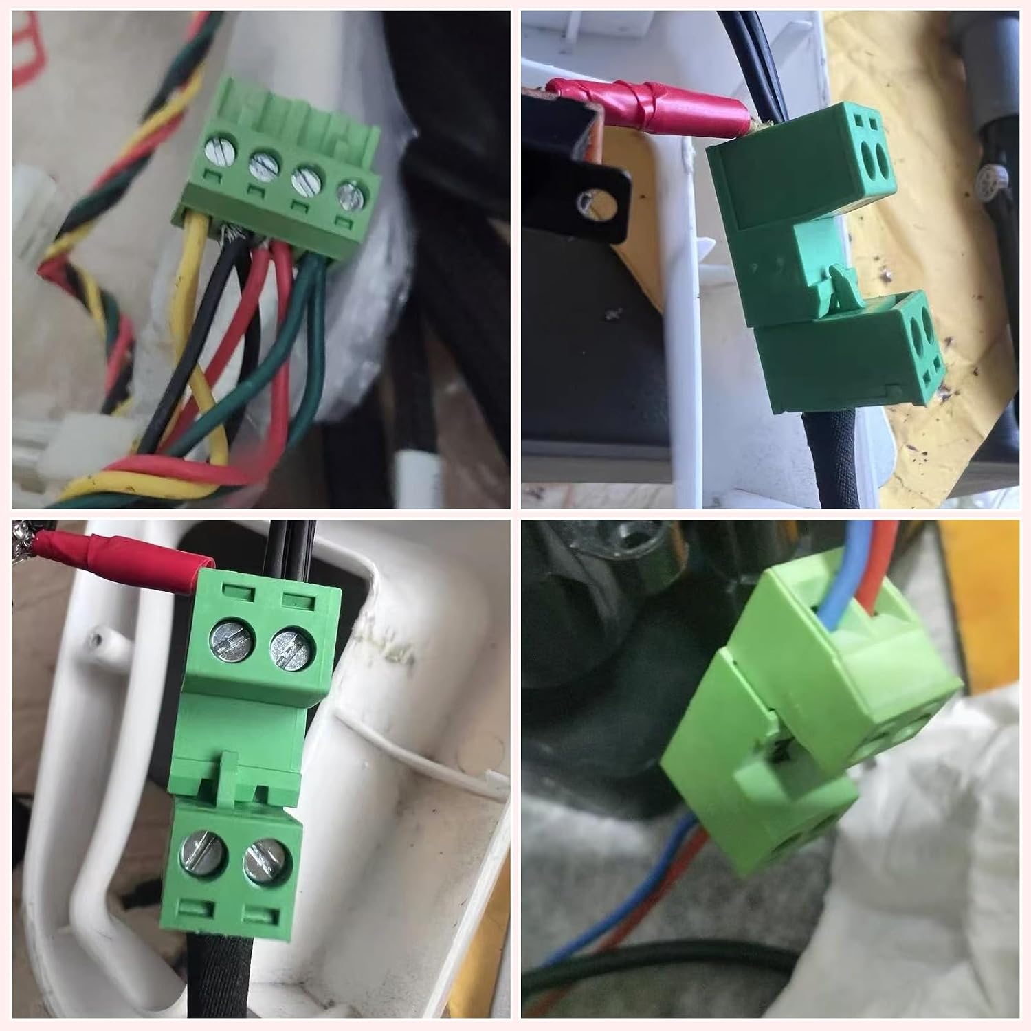 28 Sets 2P 3P 4P 5P PCB Mount Screw Terminal Block, 5.08mm Pitch Panel Wire Connectors for 24-12AWG