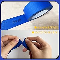 Vista 6 de Cintas de Pintores Profesionales de 2 Pulgadas de Ancho (1.88 pulg x 60.1 Yardas x 6 Rollos = 360.6 Yardas), Cinta de Enmascarar Azul, Cinta
