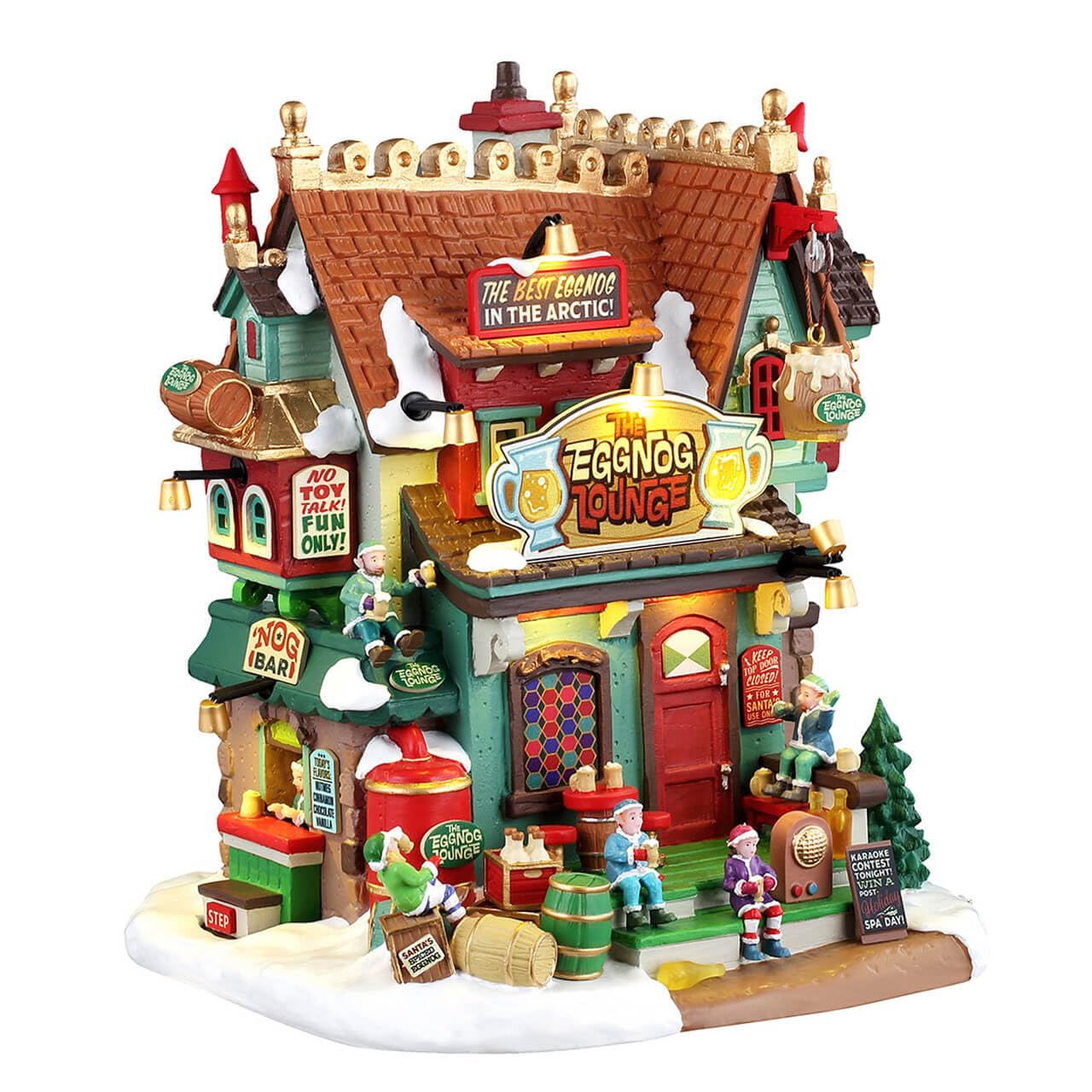 Lemax, The Eggnog Lounge, Lighted Buildings, #65567