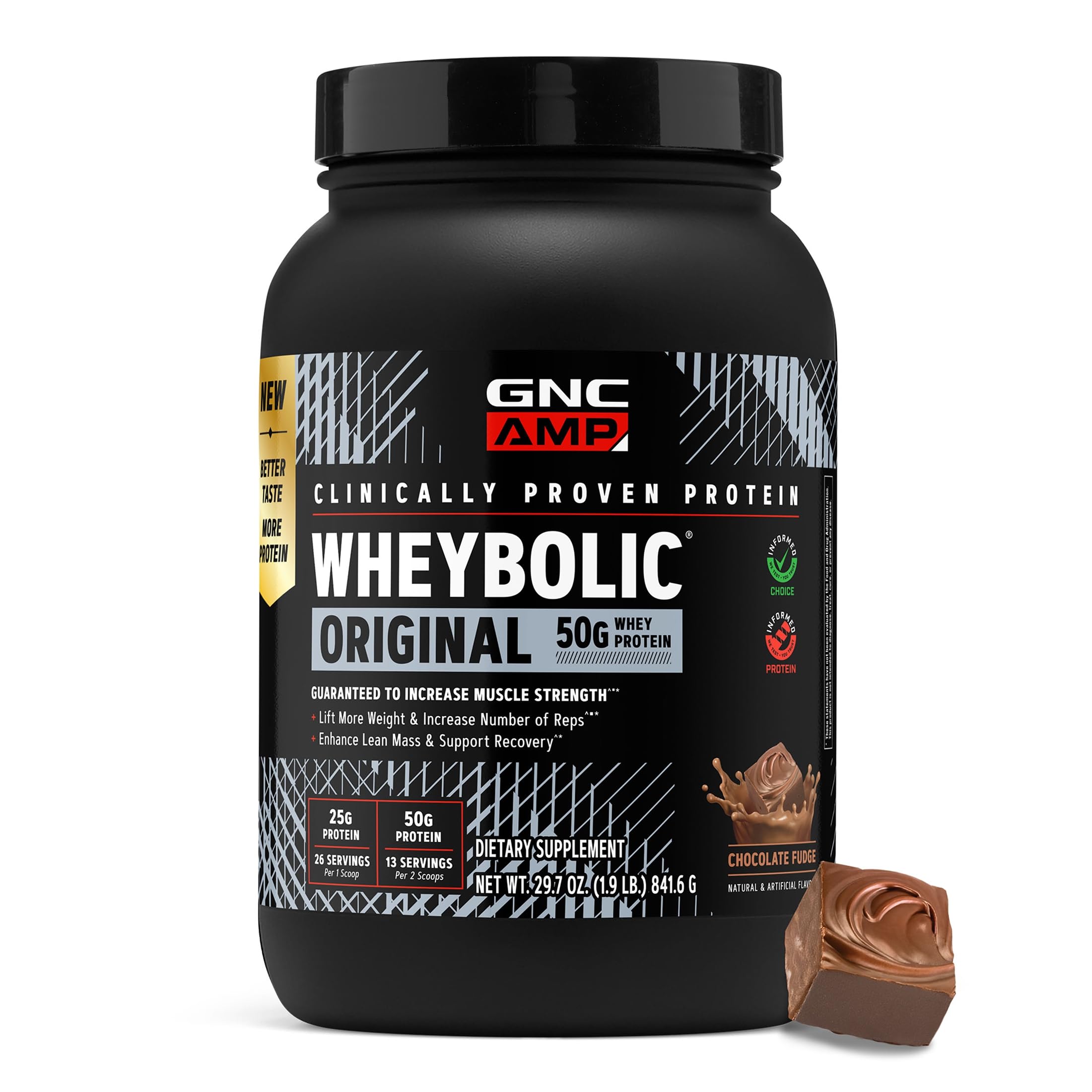 GNC AMP New Wheybolic, Classic Vanilla, 28 oz, 13 Servings — Amazon image 15