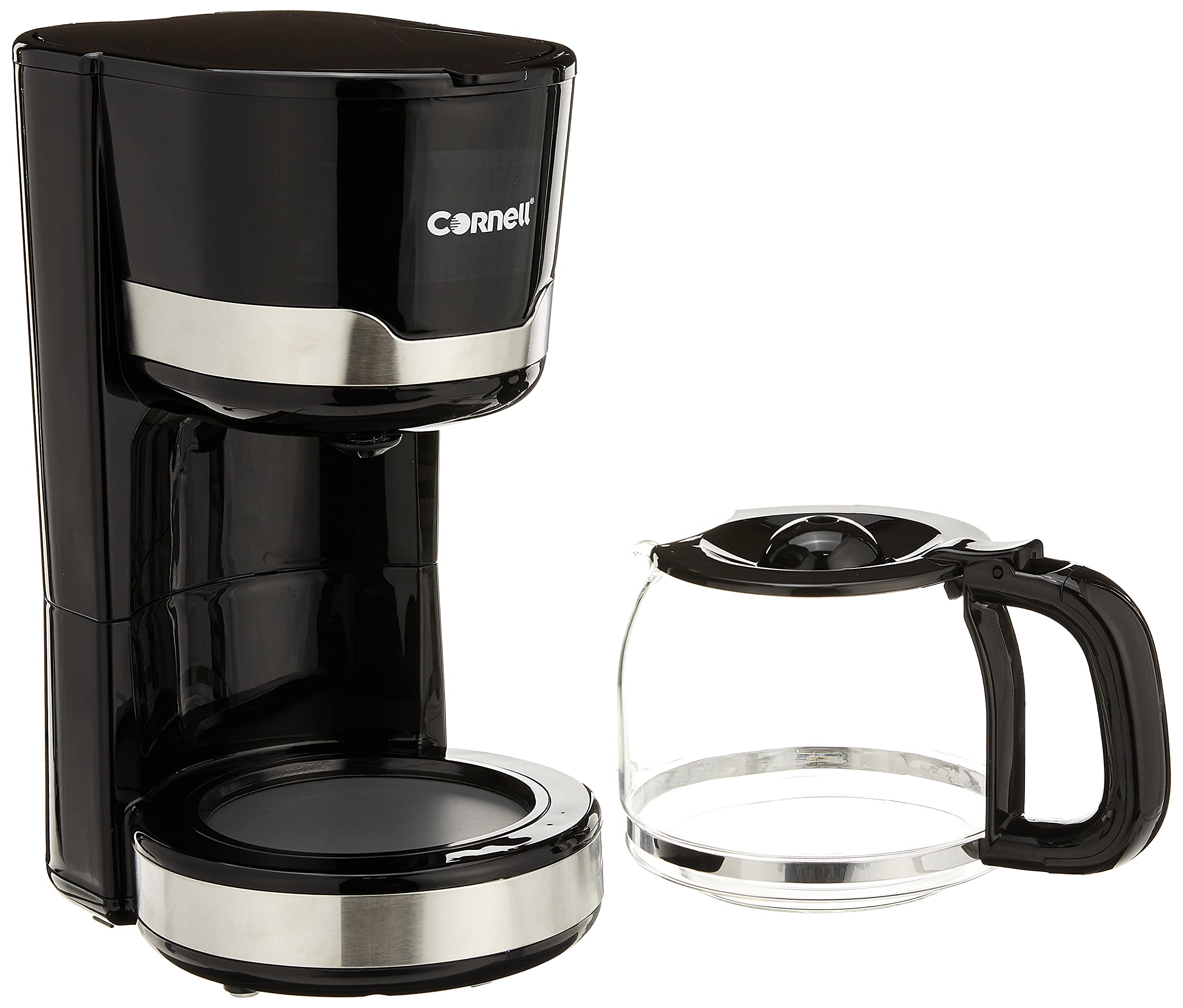 Cornell 1.5L Drip Coffee Maker 12 Cups Capacity in Black CCME121BK
