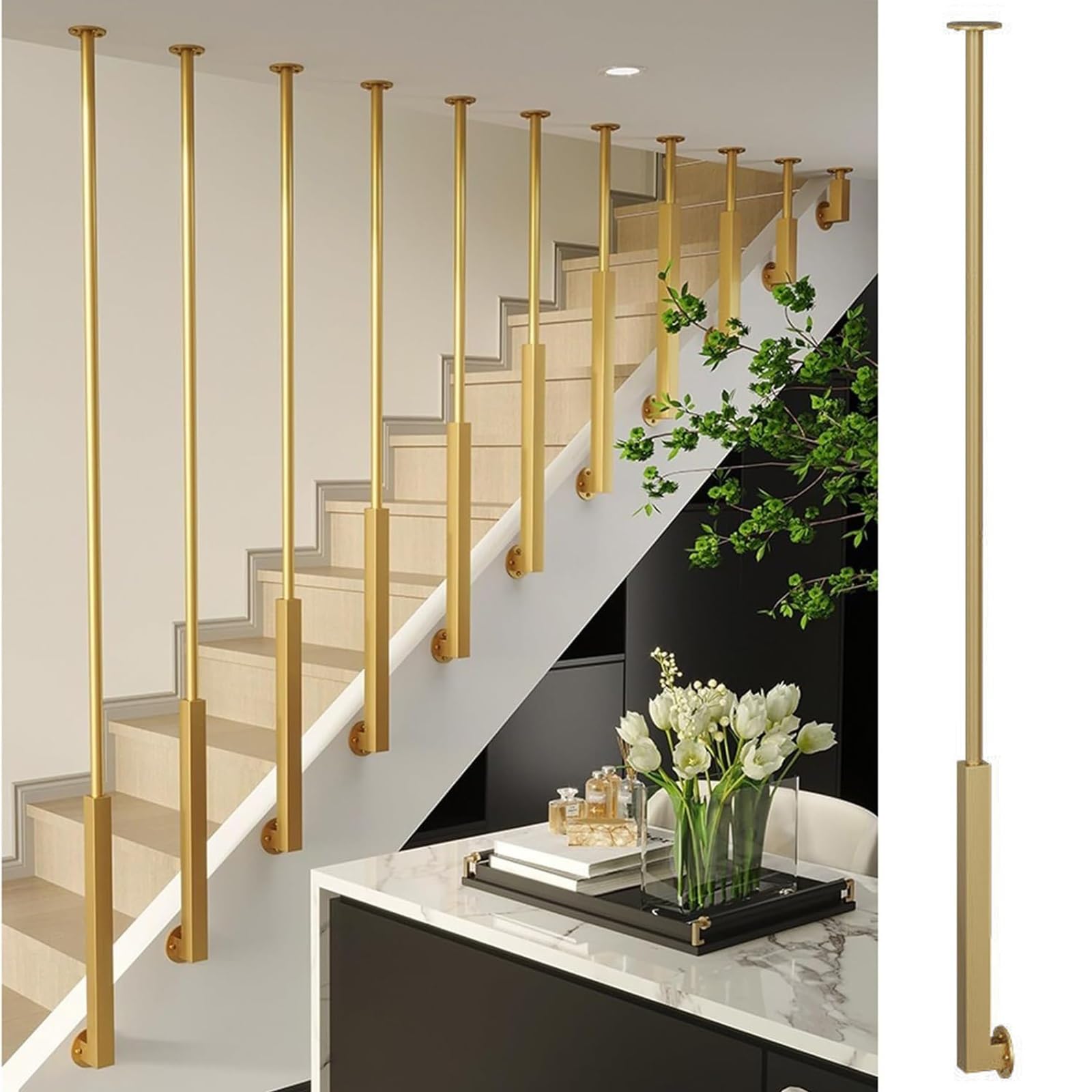 Hierro forjado elegante en balaustres personalizables para villas y restaurantes