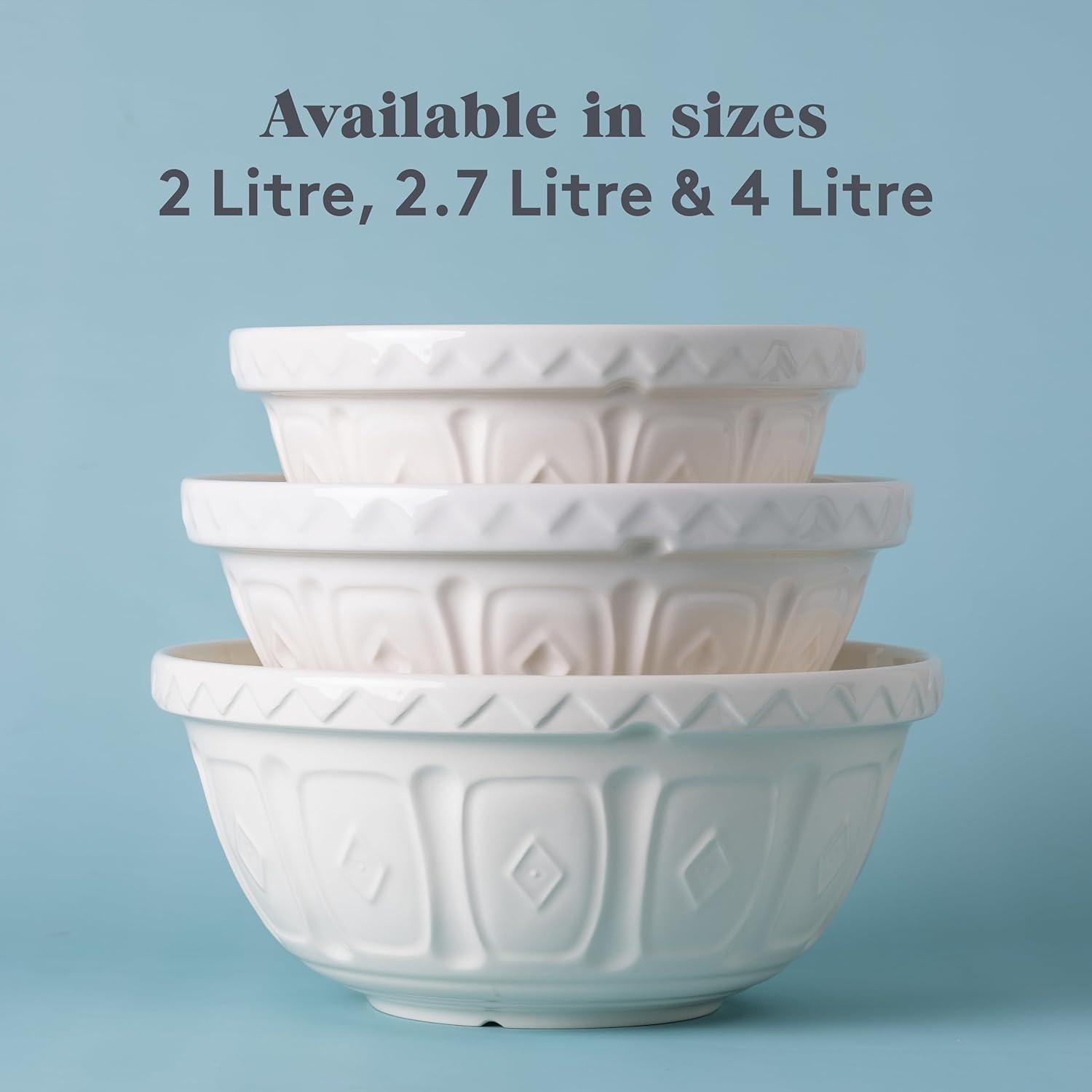 Mason Cash | Color Mix S24 Cream Mixing Bowl - 2.15 Quart