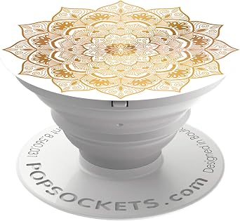 PopSockets Collapsible Grip and Stand for Phones and Tablets - Golden Silence