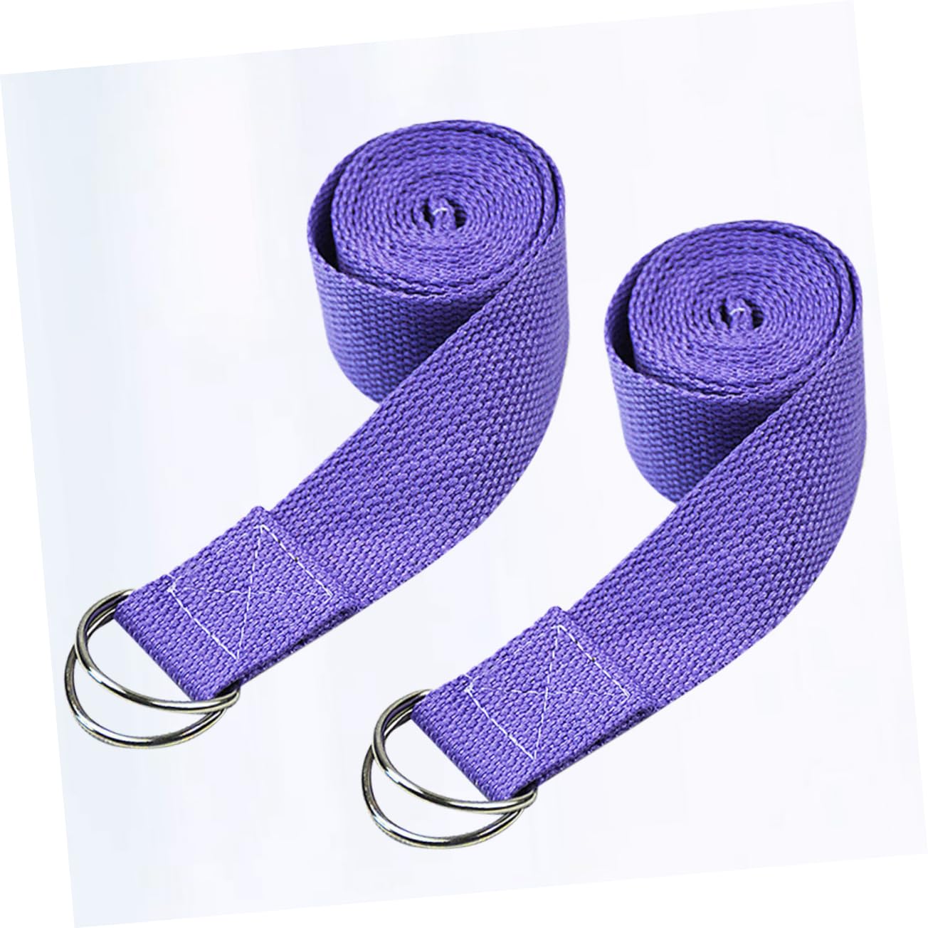 VICASKY 2pcs Yoga Stretch Strap Workout Straps for Exercise Elastic Band Stretching Fitness