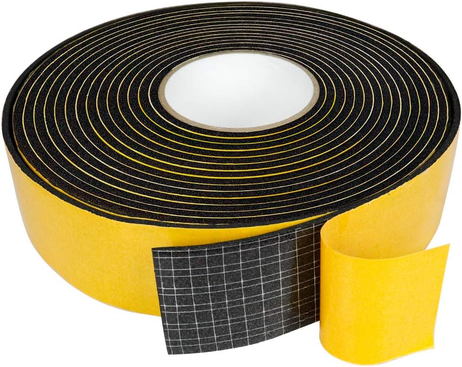 High Density Adhesive Foam Tape 2โโ W x 1/8'' T x 33โ L
