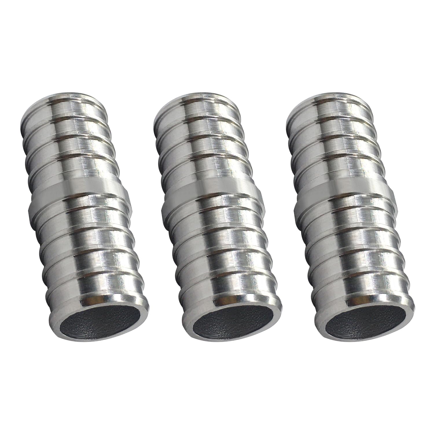 Raccord droit PEX 1/2" en acier inox pour rénover la plomberie de la salle de bain
