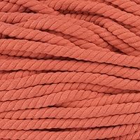 Vista 81 de Cuerda de algodón trenzado súper suave de 3 hebras (negro, 1 pulgada x 10 pies)