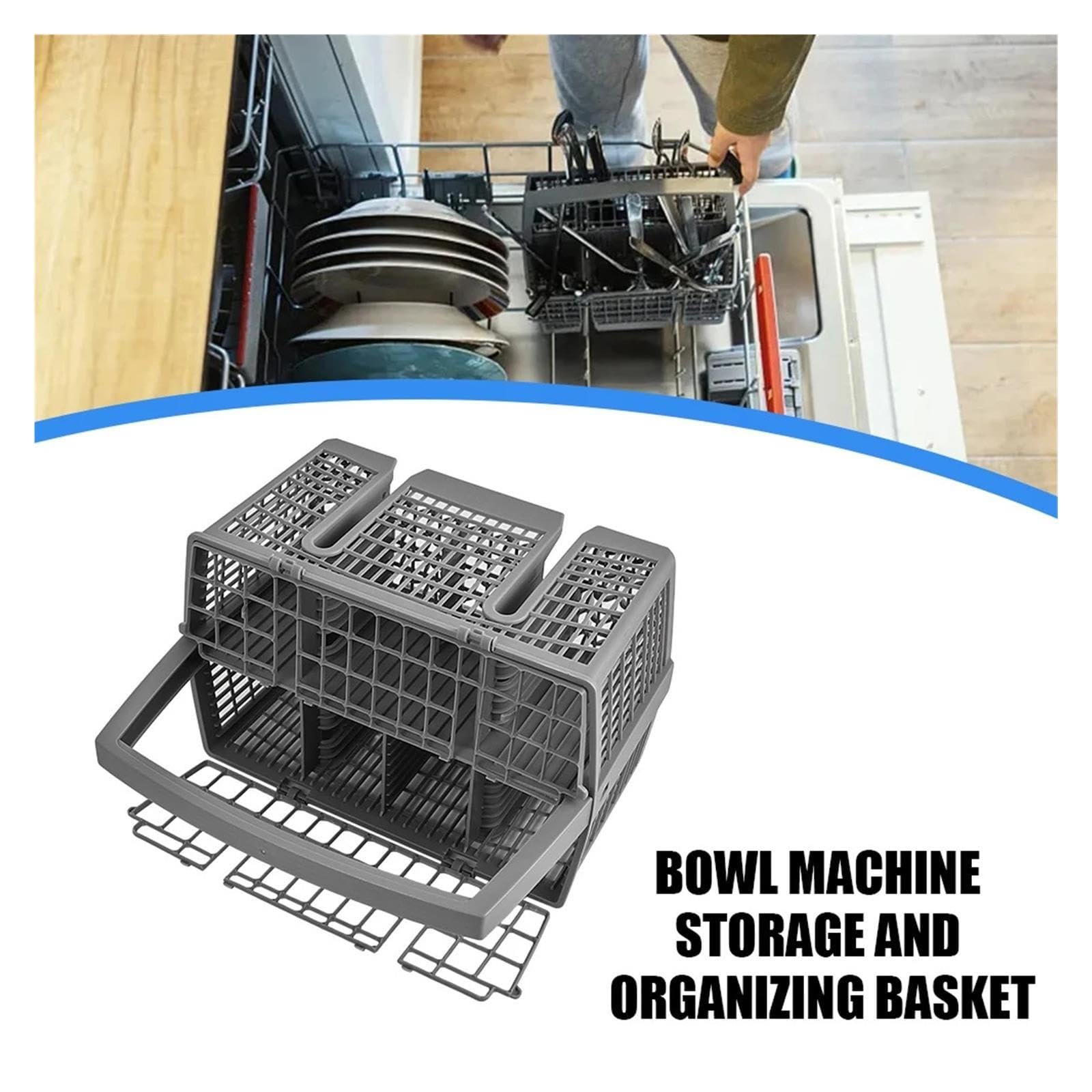Cesta for cubiertos for lavavajillas, Compatible con Bosch,